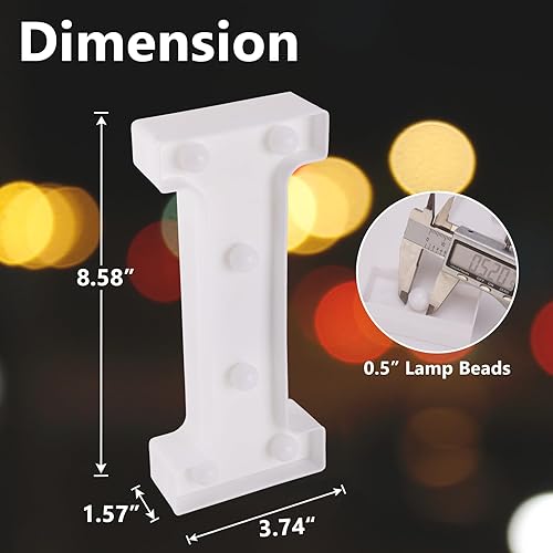 Miniatura 56 de Letrero LED de marquesina, letras iluminadas del alfabeto, letras LED que funcionan con pilas, para luz nocturna, bodas, cumpleaños, fiestas, Letra E