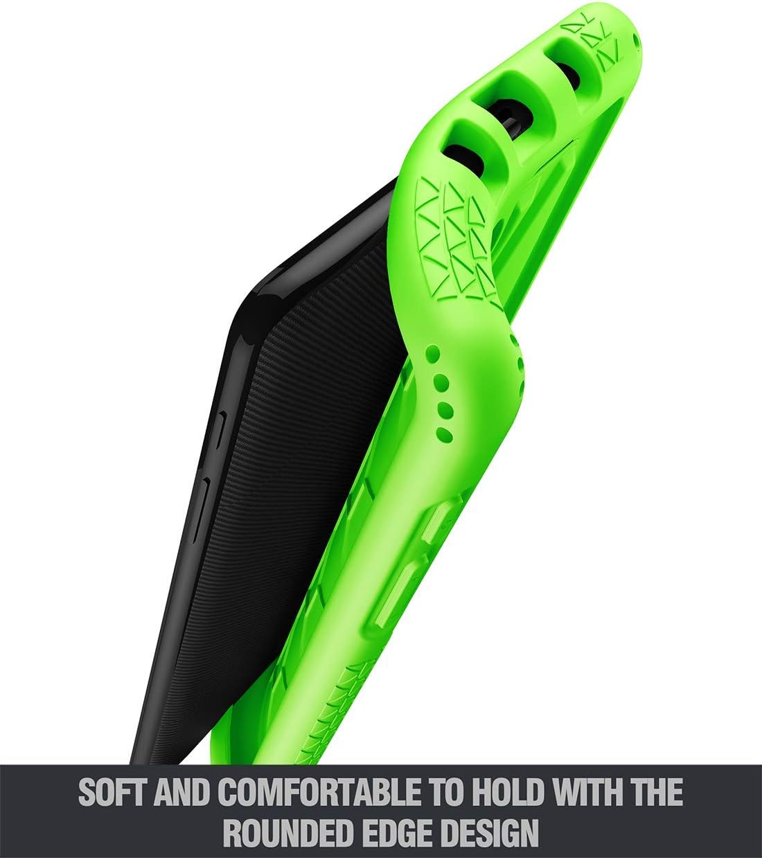Poetic TurtleSkin Series Designed for Alcatel Joy Tab 8 Tablet case, Alcatel 3T 8 Tablet Case, Heavy Duty Shockproof Kids Friendly Silicone Case Cover, Green