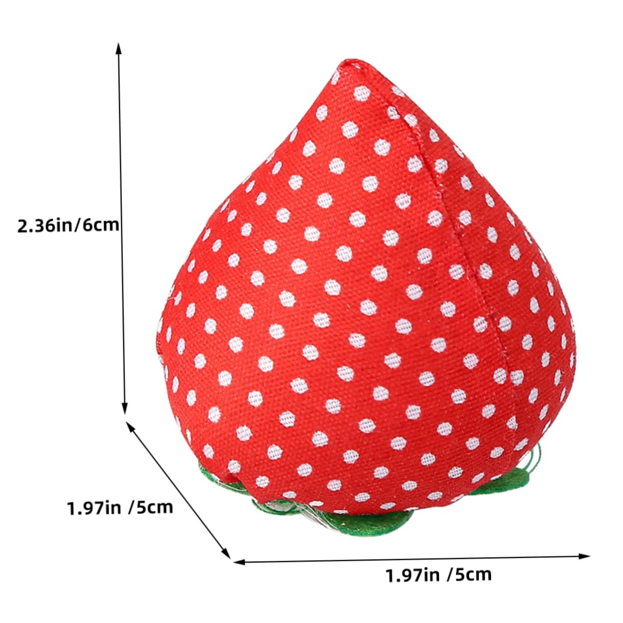 ERINGOGO Pin Cushion for Sewing Embroidery Accessory Bright Color Strawberry Needle Case