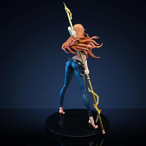 Miniatura 4 de Figura de Nami, figura de acción de GM Nami, hermosa estatua de anime, modelo de decoración de juguete, regalo de 14.37 pulgadas
