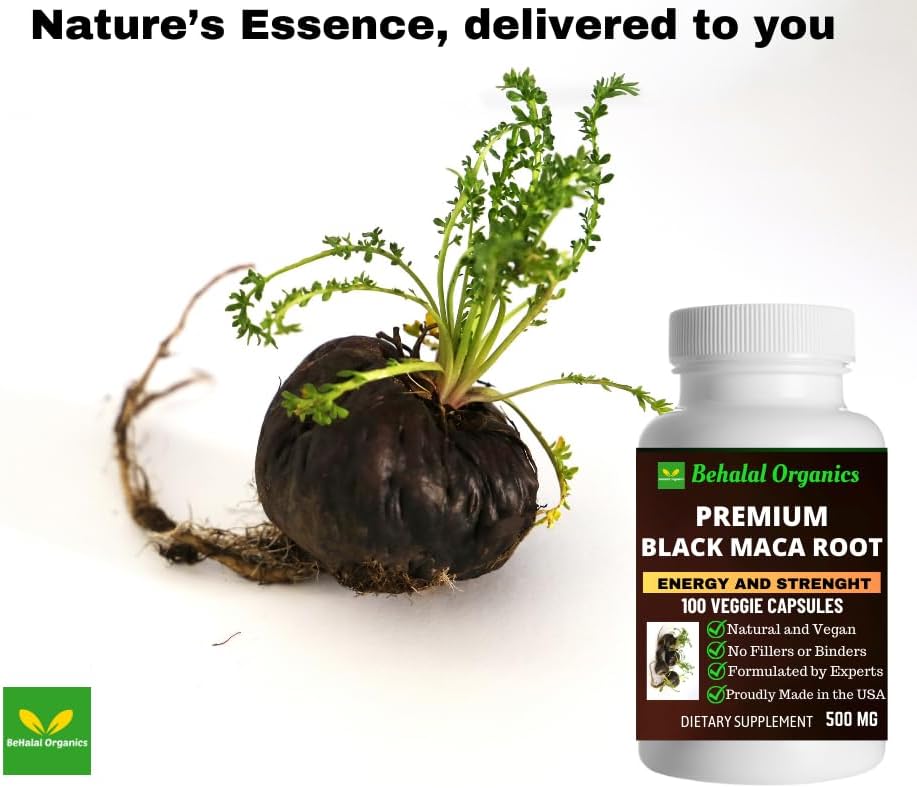 Miniatura 7 de Cápsulas de liberación rápida de raíz de maca negra