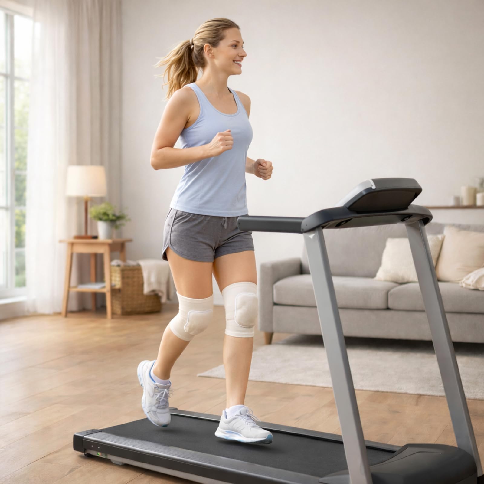 1 Par Rodilleras de Danza con Esponja – Protección Suave para Rodillas, Rodilleras Deportivas Transpirables para Entrenamiento y Yoga