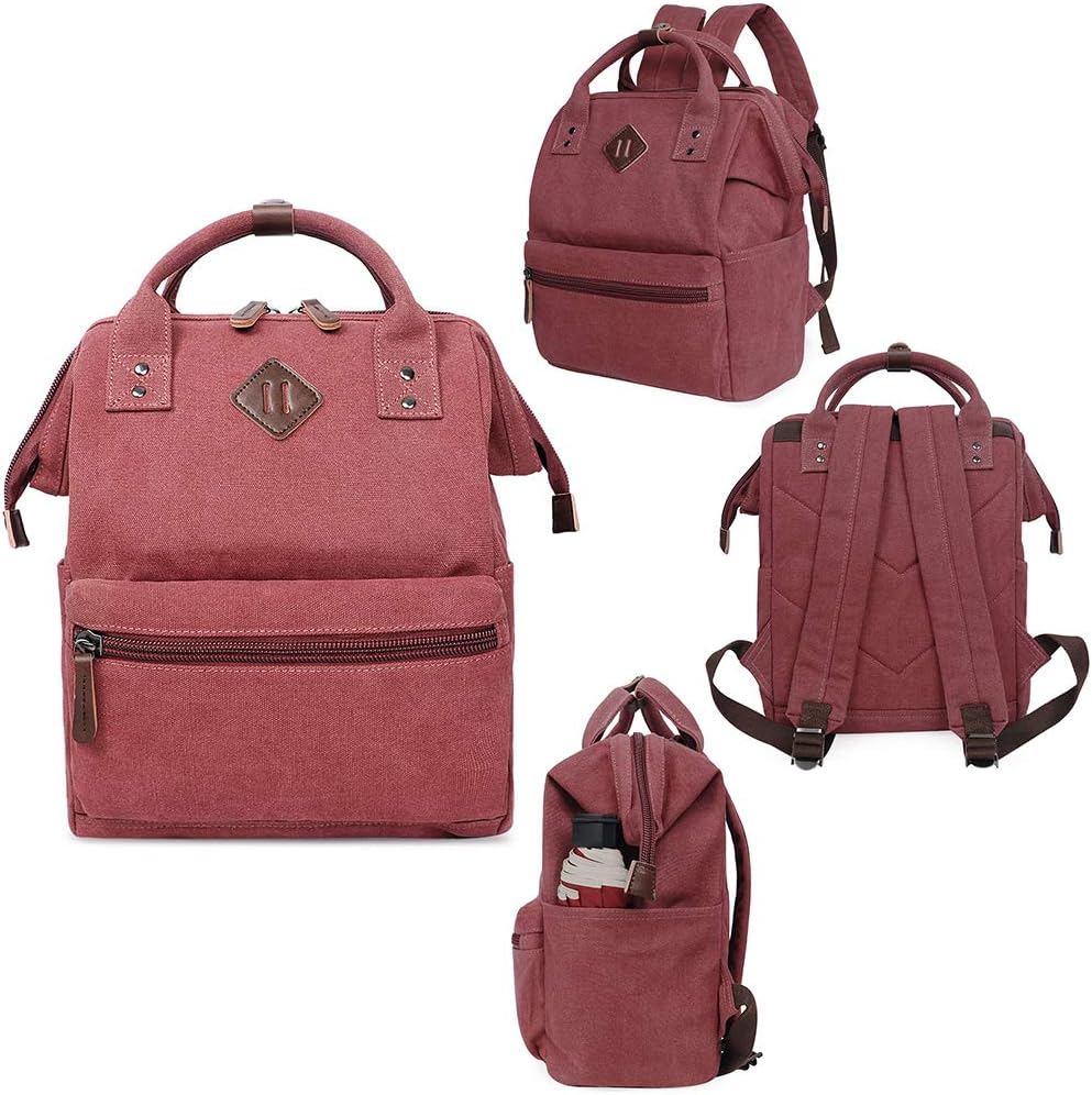Bеѕt Cуbеr Mоndау 🔥 THINKSHOW Laptop Backpack Lightweight Travel Daypack College Bookbags Fits 14 Inch Laptop Notebook with Multiple Pockets Red