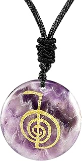 Classic Necklace Pendant Reiki Cho KU Rei Stylish Jewelry Pendant Charm Sacred Symbol Ornament Talisman Pendant for Birthday Anniversary