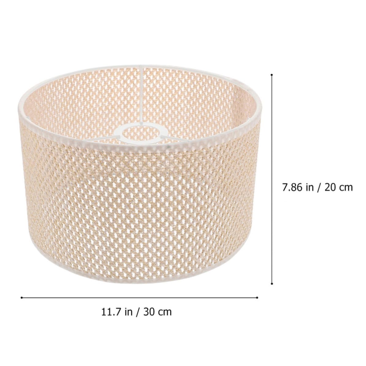 Moderner Lampenschirm E27 Gewebt für Tischlampe, Gold