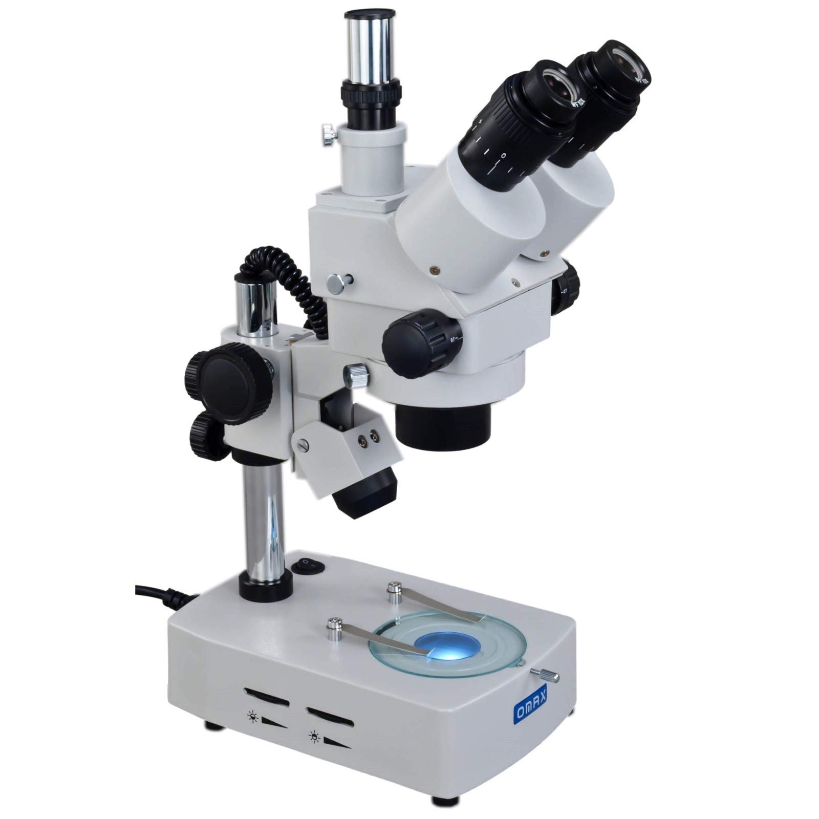 Amazon.com: OMAX 3.5X-90X Zoom Trinocular Stereo Microscope Body