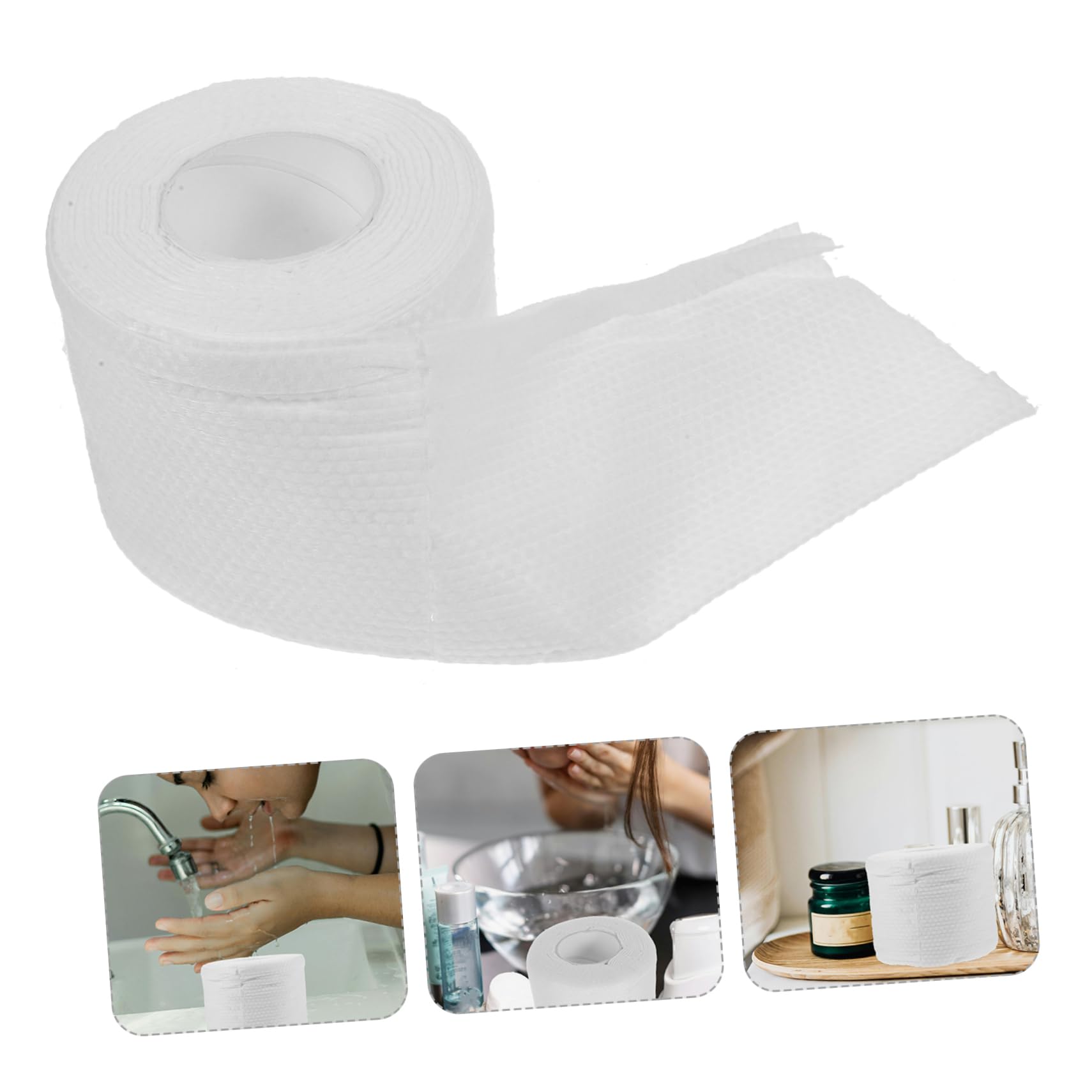 Didiseaon 5 Rollos De Toalla Facial Toalla Facial Para Lavar La Cara Toallita Para El Cuidado De La Piel Toalla Facial Para Eliminar El Maquillaje Toalla Facial Suave Y Espesa Lavado De