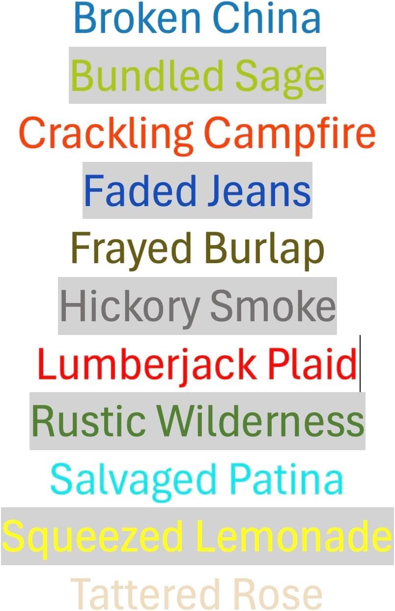 Ranger Distress Spritz Bundles - Set 3-12 Tim Holtz Distress Spritzes Broken China, Squeezed Lemonade, Lumberjack Plaid, Tattered Rose and More with Trebbies Detail Sticks