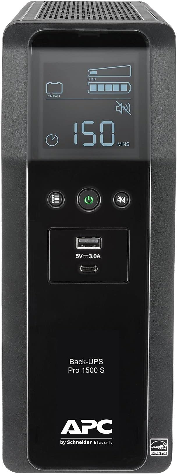 APC by Schneider Electric UPS, 1500VA Sine Wave UPS Battery Backup