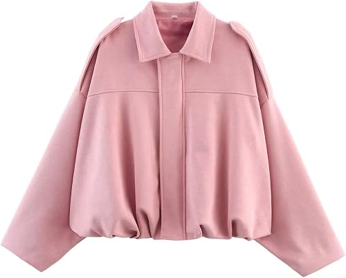SamLng Lightweight Cardigans For Women Cardigan Jackets Women'S Faux Suede Cropp