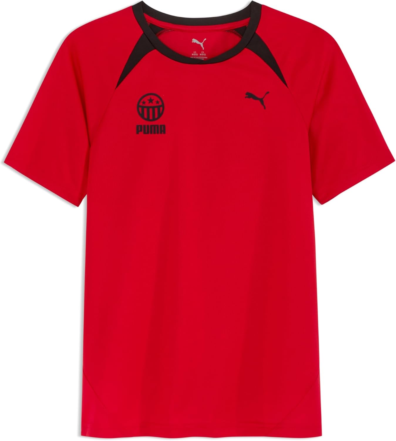 Puma Boys Short Sleeve Interlock Mesh Soccer T-Shirt