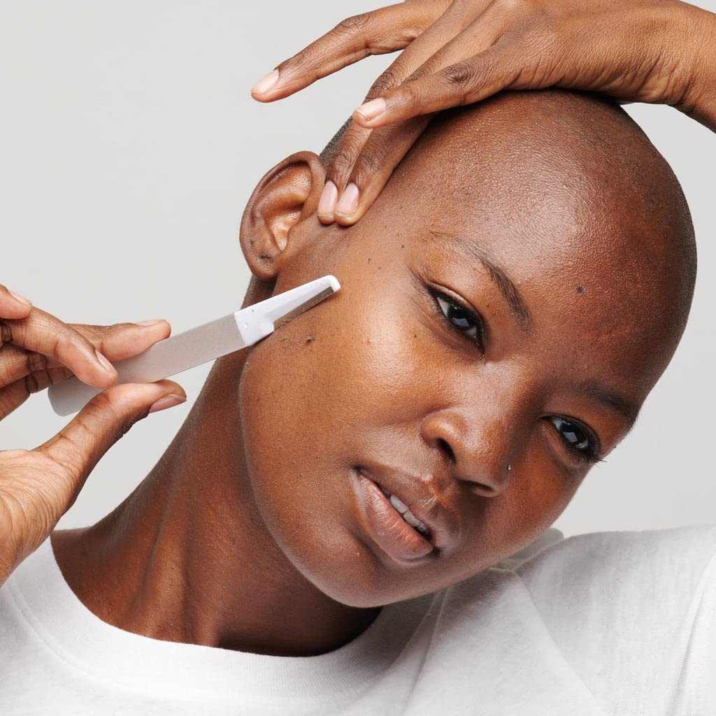 StackedSkincare - Dermaplaning Tool for Face Exfoliation, Dermaplaner With Replaceable Dermaplaning Blades, Instantly Softer and Smoother Skin, No Brush or Scrub Needed, 1 Count : Beauty & Personal Care