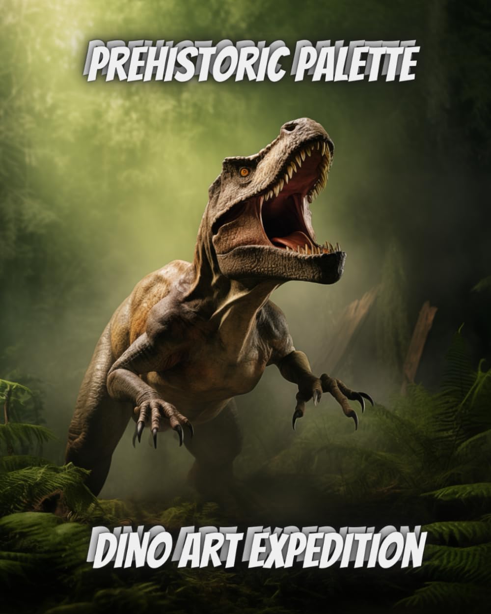 Prehistoric Palette: Dino Art Expedition: Magic book for children of all ages