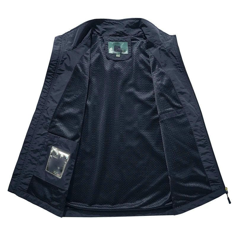 Chaleco de verano para hombre multibolsillos ideal para escapadas al aire libre 5