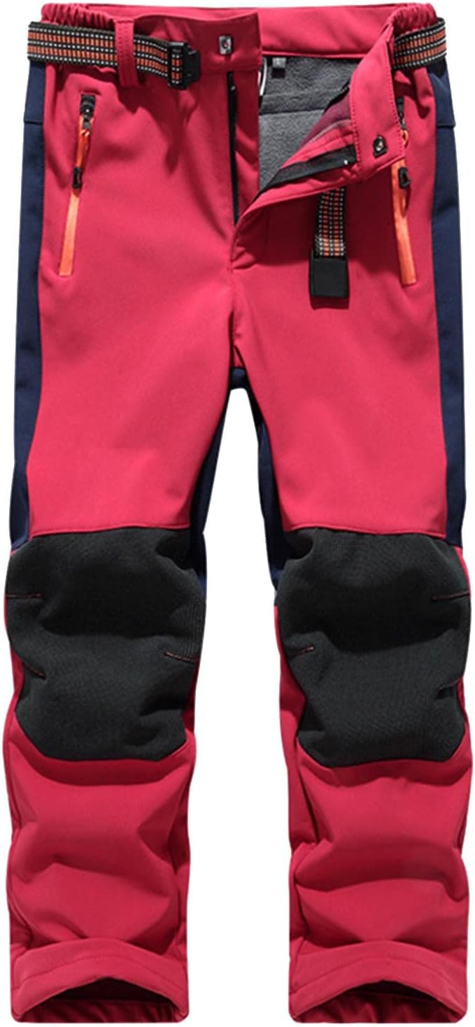 Girls Waterproof Snow Pants Winter Ski Trousers Insulated Softshell Hiking Snowboarding Outdoor Warm Bottoms 2026