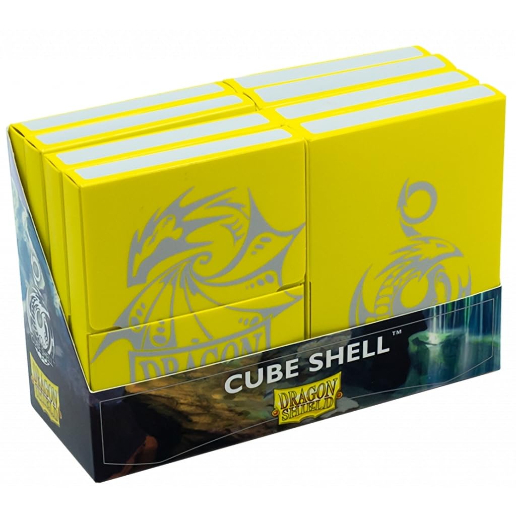 Amazon.com: Dragon Shield Card Deck Box – Cube Shell Yellow 8