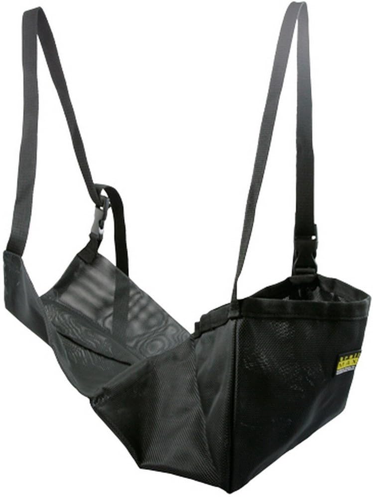 TrailMax Cavalry Style Mesh No-Spill Feedbag for Horses/Mules, Extremely Durable 100% Nylon Mesh Construction, Adjustable Strap, Great for Messy Eaters & Group Feeding