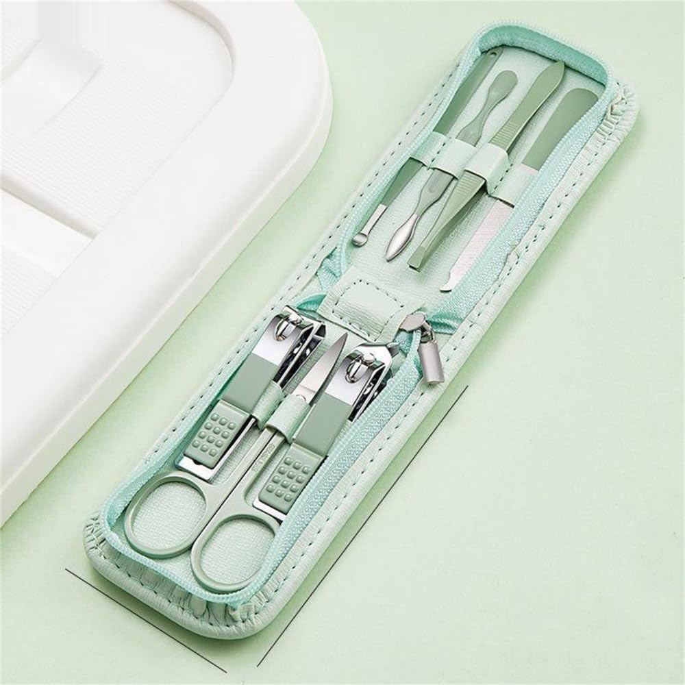 Tagliaunghie, Set tagliaunghie in Acciaio Inossidabile, Kit Manicure e Pedicure, Forbici in Acciaio per Mani, Piedi, Viso e Orecchie, Strumento di Bellezza.
