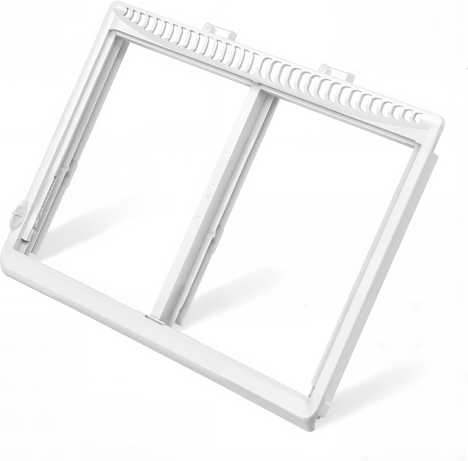 Refrigerator Drawer Shelf Frame Compatible with Frigidaire 240364793 240364713 240364763 240364786 Crisper Drawer Pan Cover Replacement Parts Unit