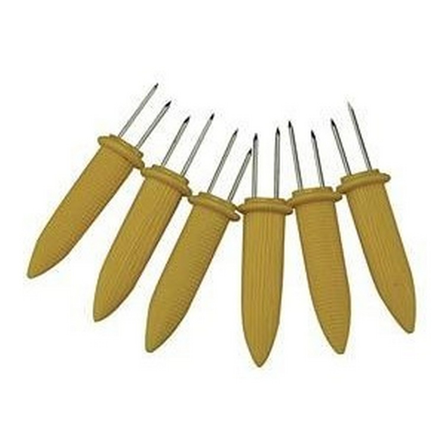 Apollo The Housewares Brand Multi-Colour Apollo Corn Cob Skewers, 25.5X10x1