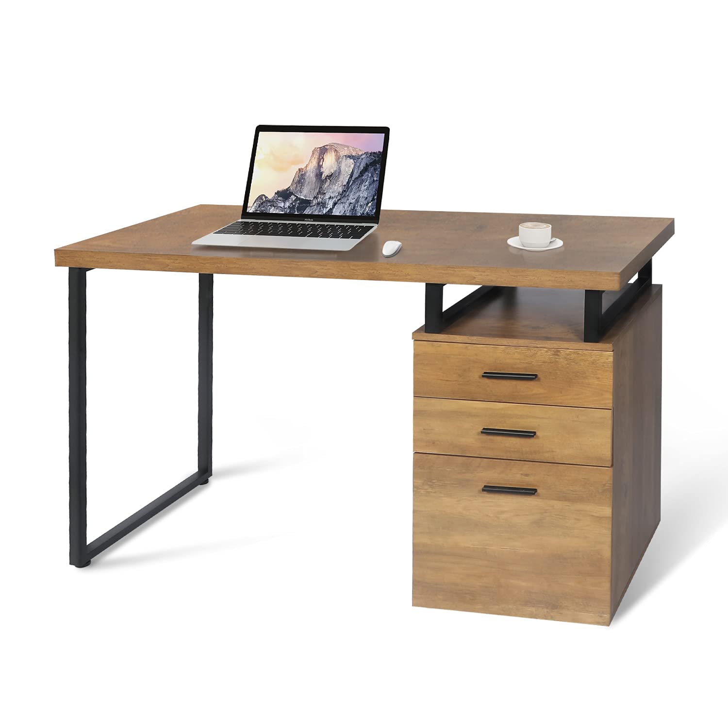 Buy Yokstore 47 Inch Writing Desk with Storage for Home Office