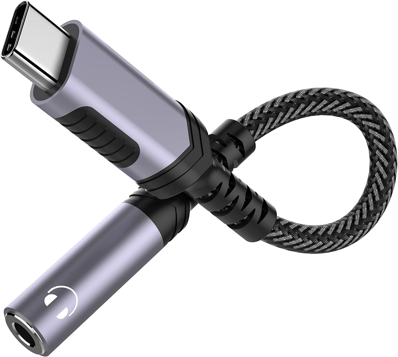 USB C to 3.5mm Audio Adapter, Type C to 3.5mm Headphones Adapter for Samsung Galaxy S21 S22 Plus S23 Ultra S20 FE Aux Dongle Cable DAC Earphones for iPhone 15 Pro Max iPad 10 Google Pixel 8 7 7A 6 6A