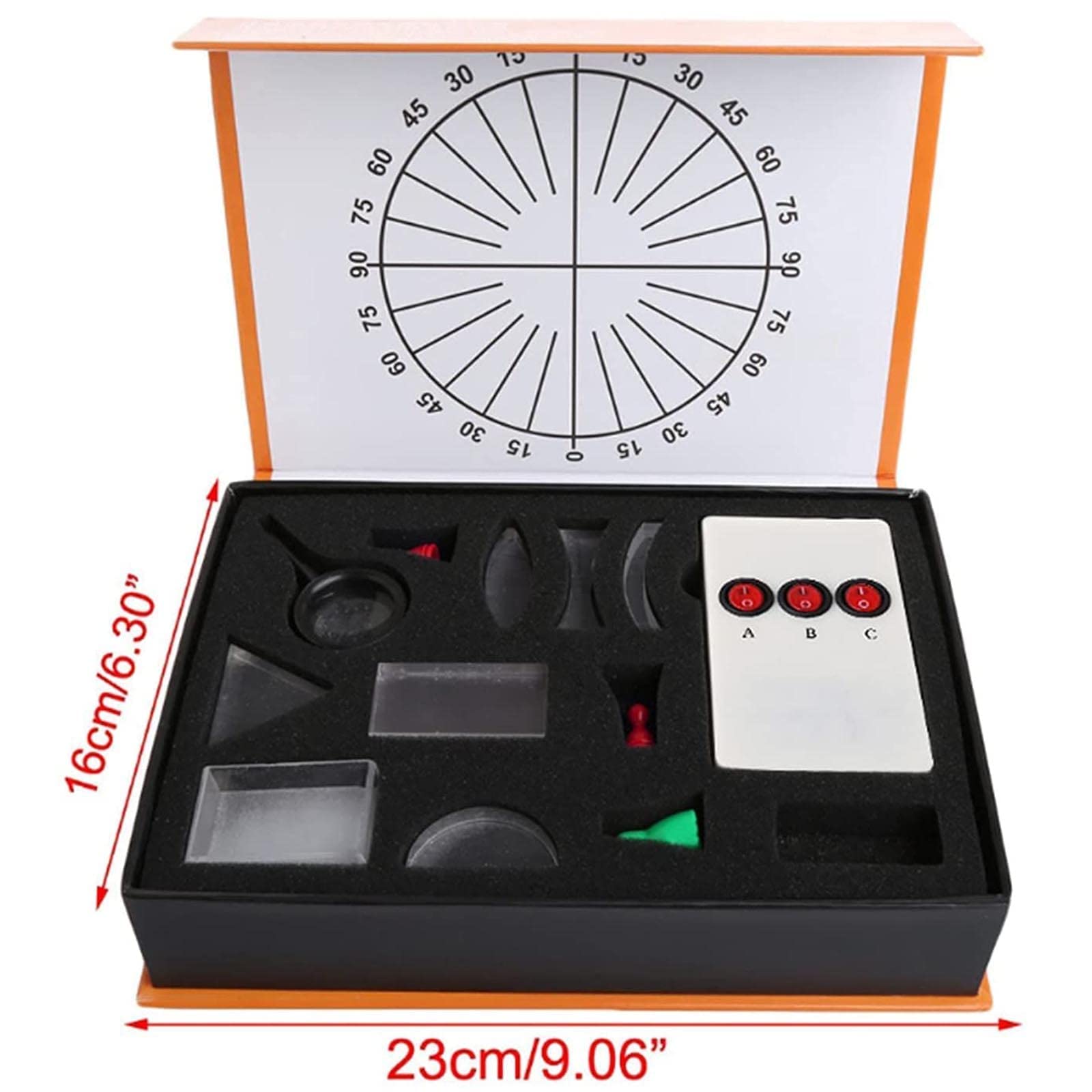 Optisches Konkav-Konvex-Linsen-Prismen-Set, Physikalisch-Optisches Set, Laborausrüstung, Geeignet Für Den Optikunterricht In Der Schule,