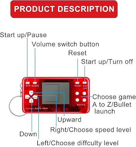 Miniatura 2 de Hazms Llavero de 6 colores para fiestas de videojuegos, 6 colores, suministros de fiesta para niños, recuerdos de videojuegos