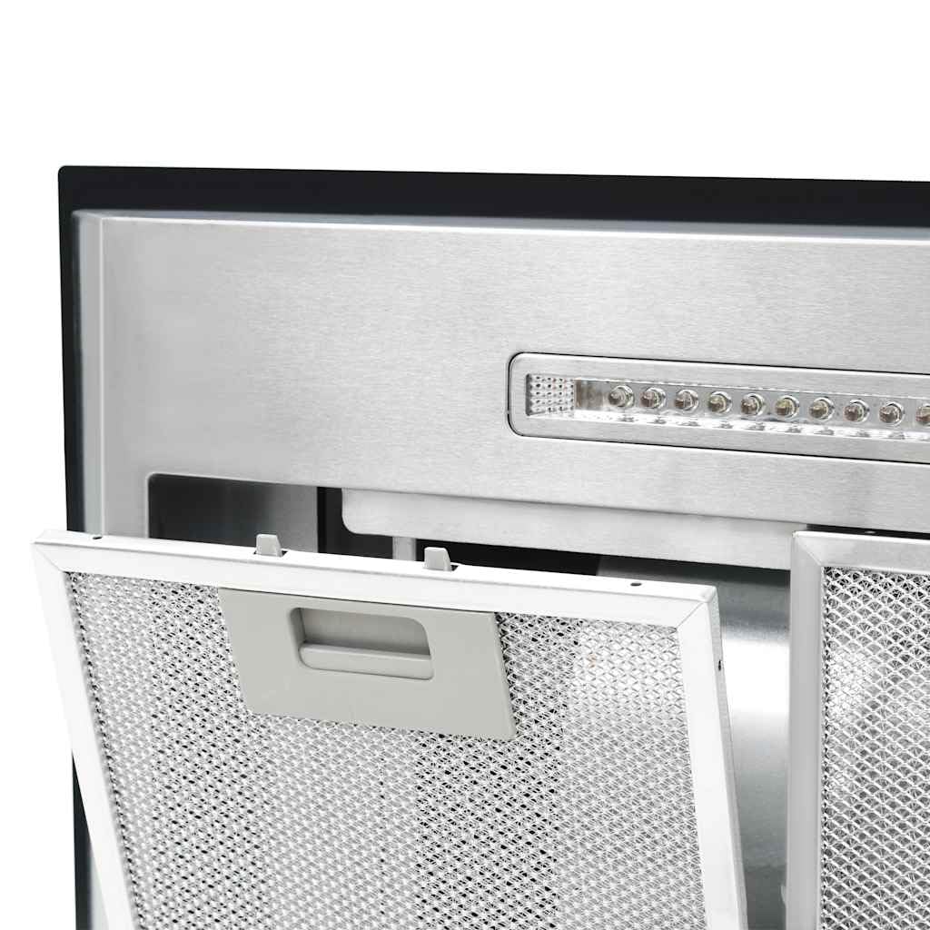 vidaXL okap kuchenny 90 cm, LCD, czujnik dotykowy, 756 m³/h, okap wyspowy, okap do komina