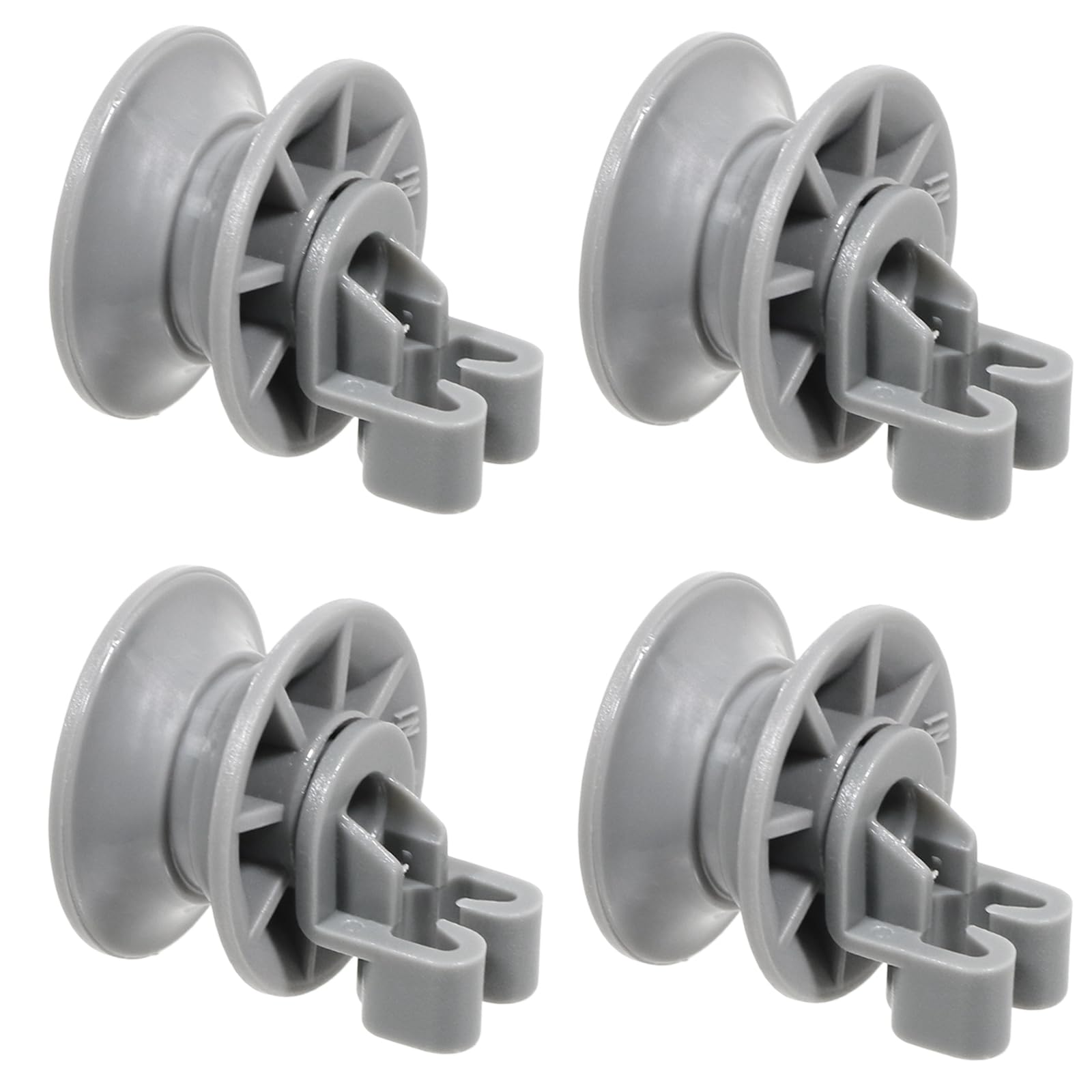 SPARES2GO Lot de 4 roues panier supérieur pour lave-vaisselle Gorenje GS52115X GS62115W GS62215WUK GS62215XSUK GV61214UK