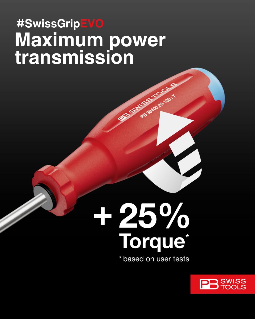 PB Swiss Tools SwissGrip Evo Pozidriv Schraubenzieher Set, 38243.H RB CBB
