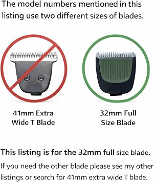 Upgraded Comfort Focused Replacement 32mm Blade for Philips Norelco Trimmer | Fits MG3740 MG3750 MG3910 MG3919 MG3939 MG5750 MG5910 MG570 MG7750 MG7770 MG7910 MG9526 MG9580 MG9730 and Other MG Models