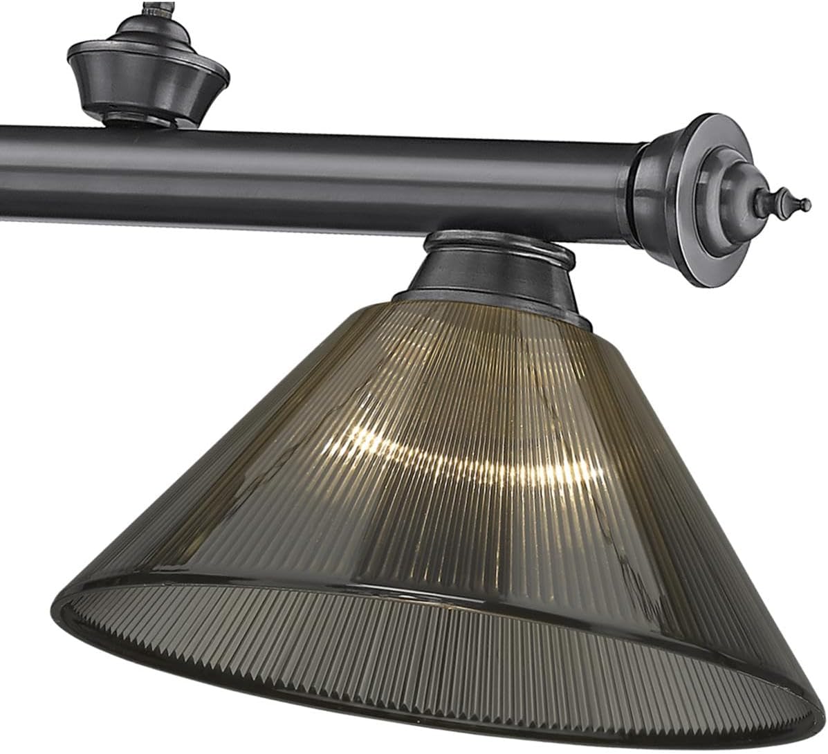 Z-Lite 2306-3BP-ARS Cordon Billiard Pendant, 3-Light 180 Total Watts, Bronze Plated