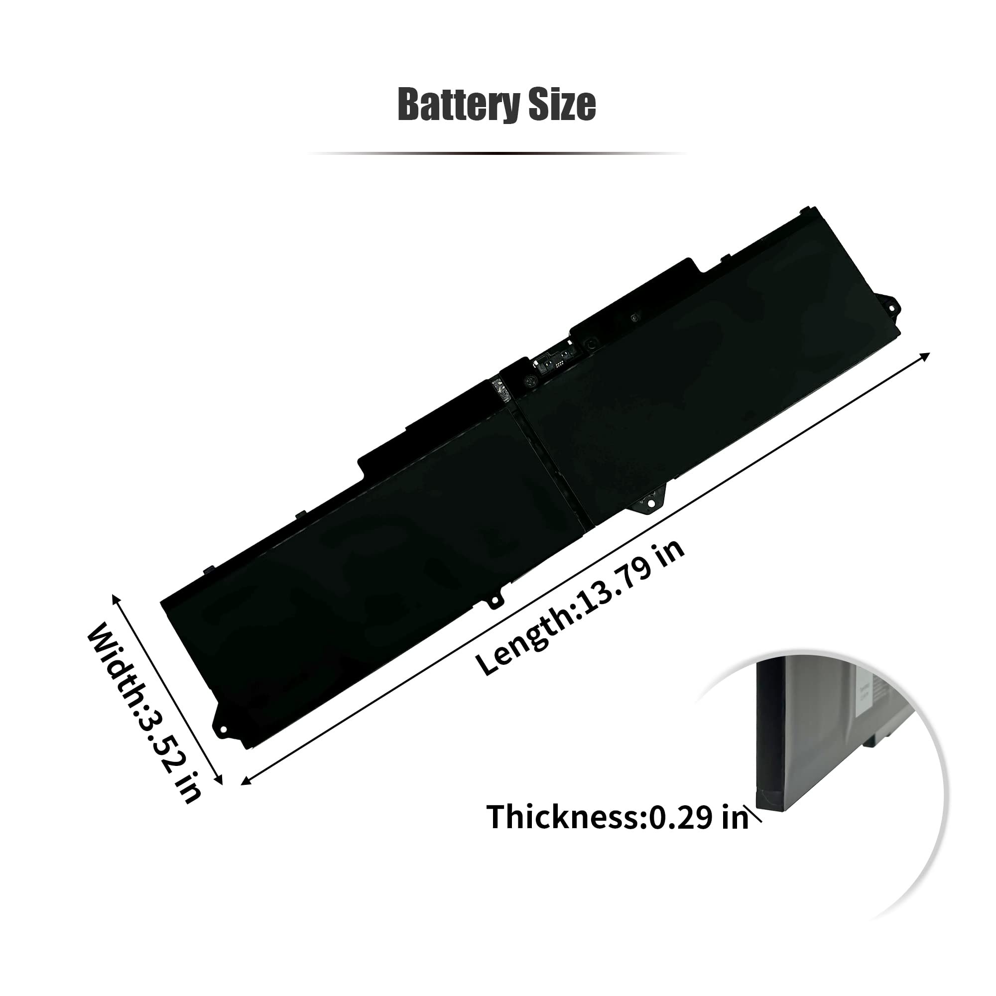 Amazon.com: INTIFO 97Wh 9JRV0 Laptop Battery Compatible with Dell