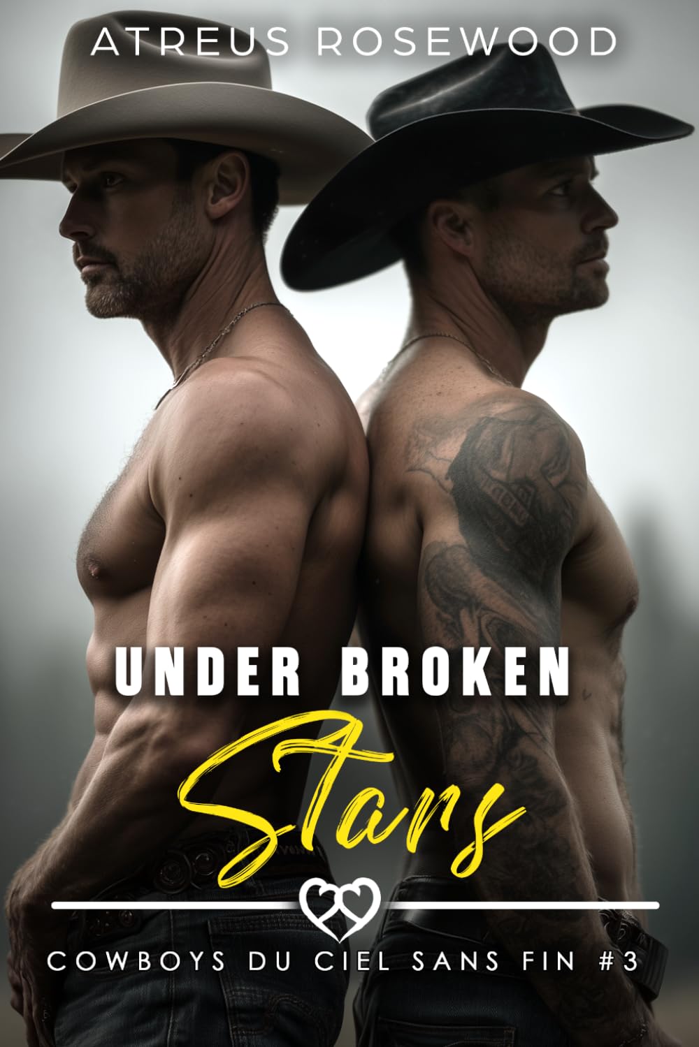 Under Broken Stars (Version française): Une romance de cowboys mafieux avec mariage forcé MM (Cowboys du ciel sans fin)