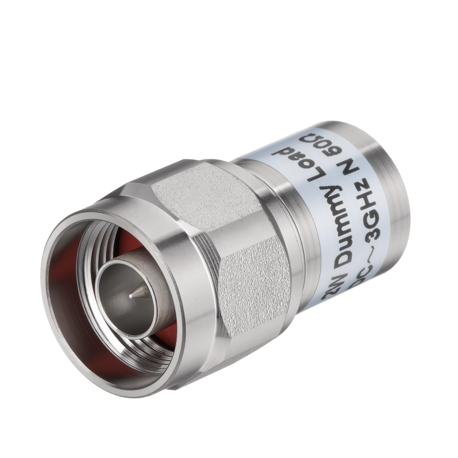 Bingfu Carga de Terminación de RF de 2 W, Carga Ficticia Coaxial 50 Ω, CC-3 GHz, Conector N-Hembra, ≤1,2 VSWR