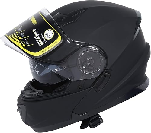 Miniatura 3 de SLMOTO Casco deportivo dual para motocicleta todoterreno, visera completa, para motocross, ATV, motocross, casco ligero, para bicicleta de calle,