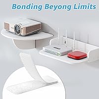 Vista 7 de Art3d - 48 juegos de cinta adhesiva de velcro de 3 pulgadas x 1 pulgada, tira adhesiva de doble cara, resistente, color blanco