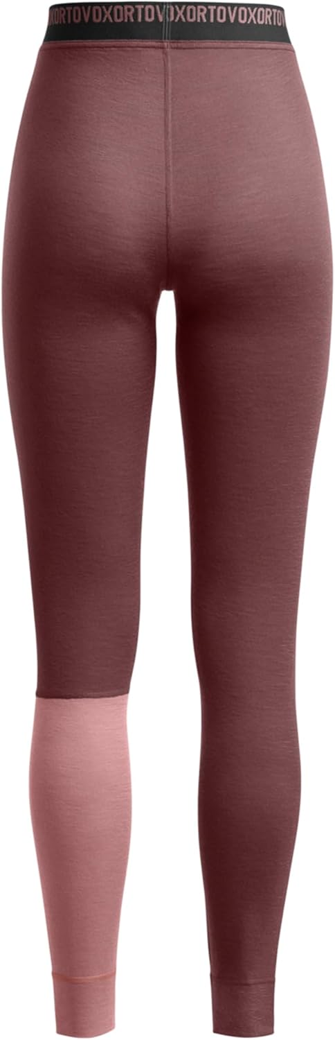Ortovox Women’s 185 Rock’n’Wool Long Pants, Merino Wool Baselayer for Ski Touring, Snowboarding & Alpine Comfort