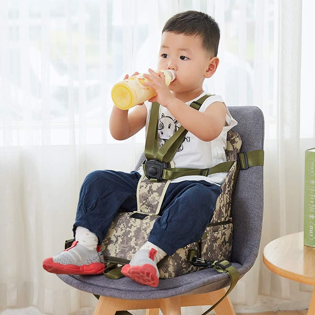Rehausseur De Chaise Bebe Siege Rehausseur Avec Harnais 5 Points 2 En 1 Multifonction Securite Portable Pliant Sac A Dos Sieges D Appoint De Voyage Pour Bebes De 6 A 36 Mois Camouflage Rehausseur De Chaise Bebe Siege Rehausseur Avec Harnais 5 Points 2 En 1 Multifonction Securite Portable Pliant Sac A Dos Sieges D Appoint De Voyage Pour Bebes De 6 A 36 Mois Camouflage