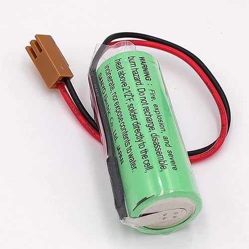 Miniatura 6 de (Paquete de 50) 3V 2500mAh CR17450SE-R PLC CNC System Batería con resistencia para SANYO CR17450SE-R  A98L-0031-0012 FANUC CNC con enchufe