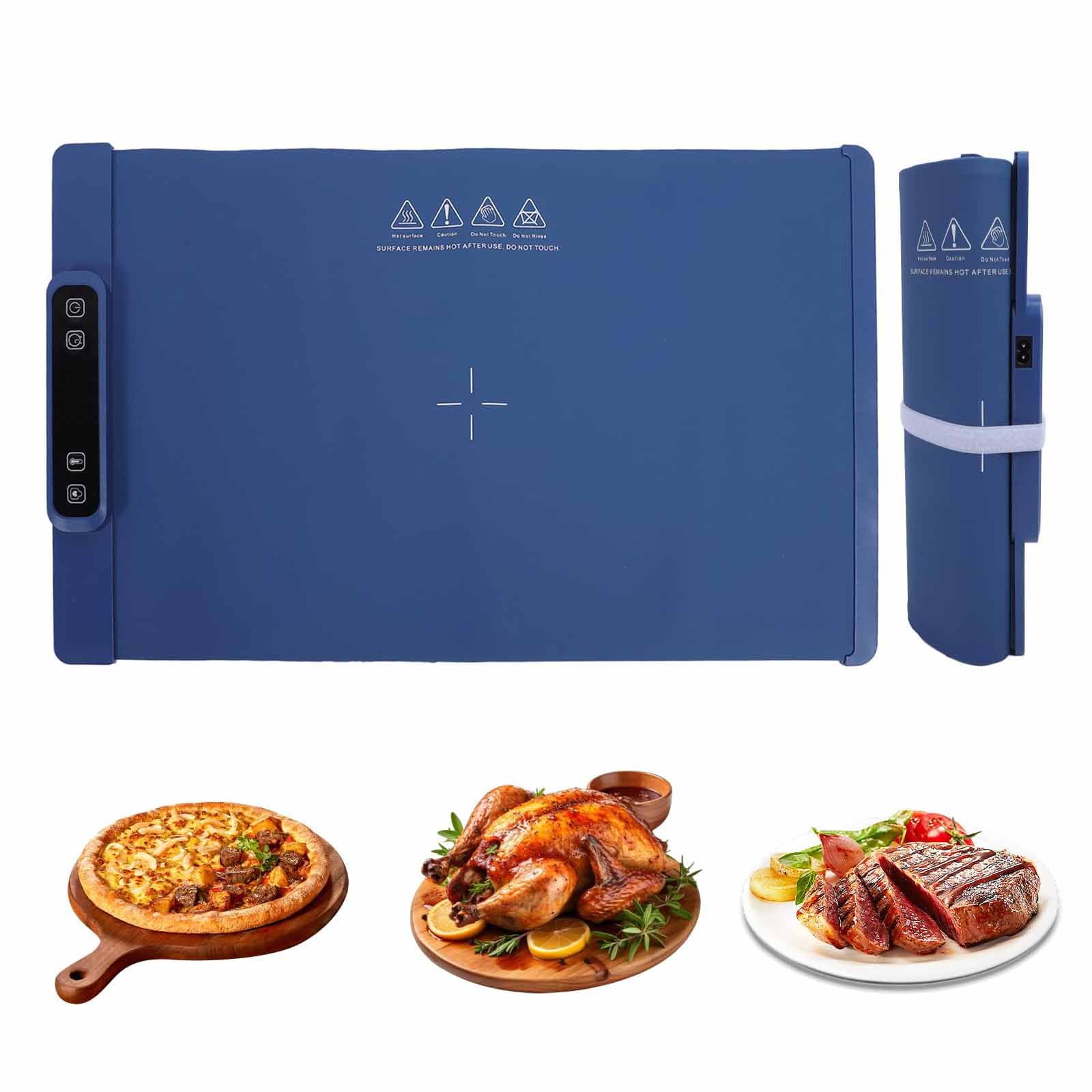 Tapis chauffant enroulable pour maintenir vos plats au chaud lors de vos buffets