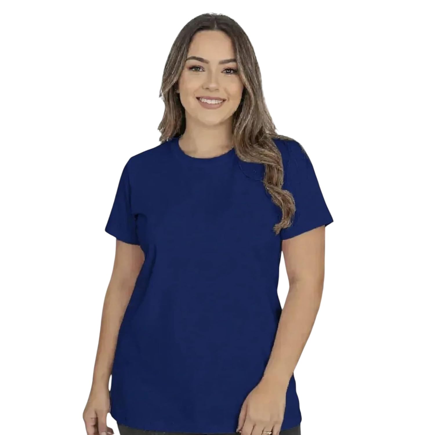 Camiseta Feminina Oversized 100% Algodão Premium