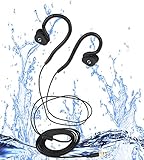 Flexible Waterproof Headphones for Swimming, Secure Fit Waterproof Earbuds for Running Diving, Surfing(Waterproof IPX8)