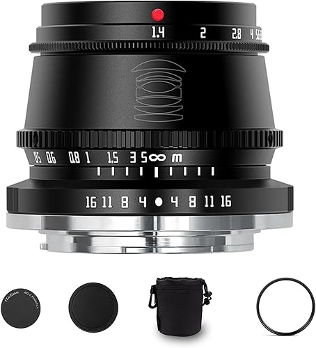 TTArtisan s 1.378 in F1.4 Lente APS-C de gran apertura de enfoque manual para cámaras Sony E-Mount A7 A7II A7R A7RII A7S A7SII A6500 A6300 A6000