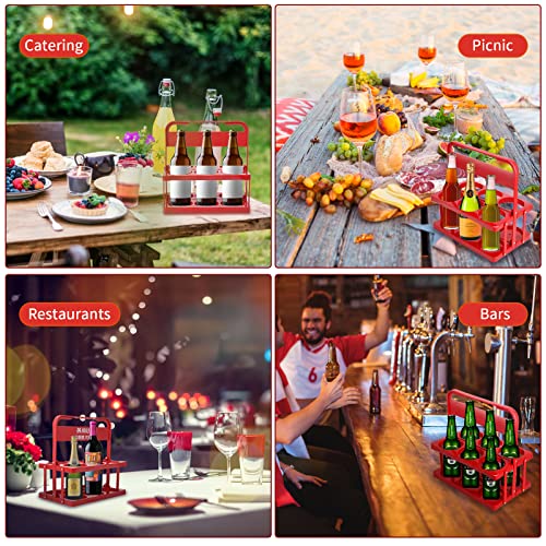 Portable Drink Carrier For Big Cups, Foldable Plastic Cup Holder, Reusable Cup Holder Carrier With Handle, Drink Delivery Carrier #TOP5