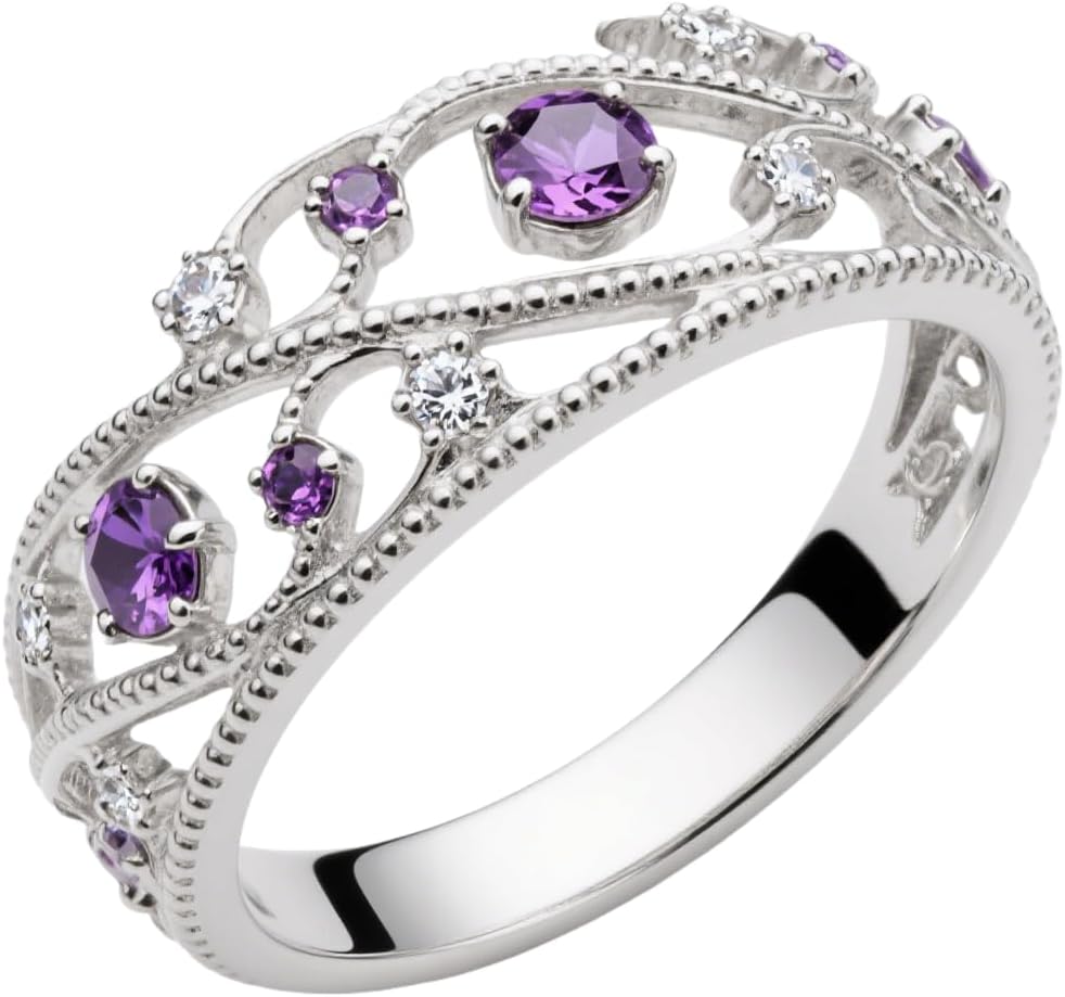 Personalized Leaf Vine Ring for Women 925 Sterling Silver Promise Rings Jewelry Gift for Birthday Christmas Anniversaries