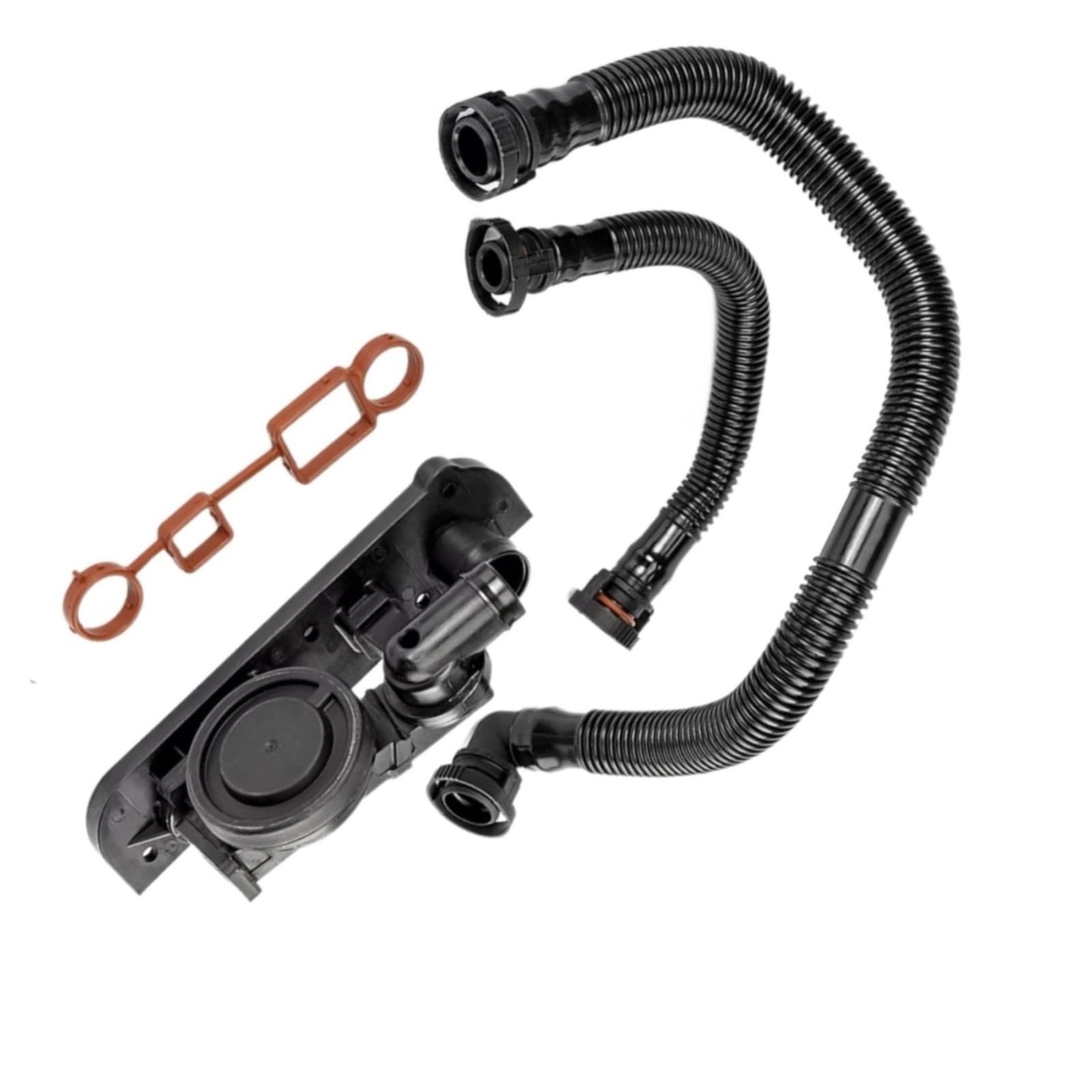 Xzsdeyi One Color Crankcase Purge Hose Compatible With Skoda For Octavia 1Z3 2004-2013 For Octavia For Combi 1Z5 2004-2013 Crankcase Vent Ventilation Hose Kit 06F129101c