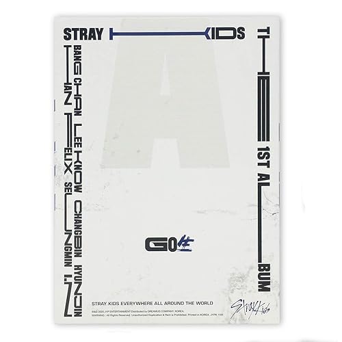 STRAY KIDS 1st Album - GOç Standard ver C Type CD Photobook Photocards Unit Lyric Leaflet 4 Cut Film Secret Card FREE GIFT