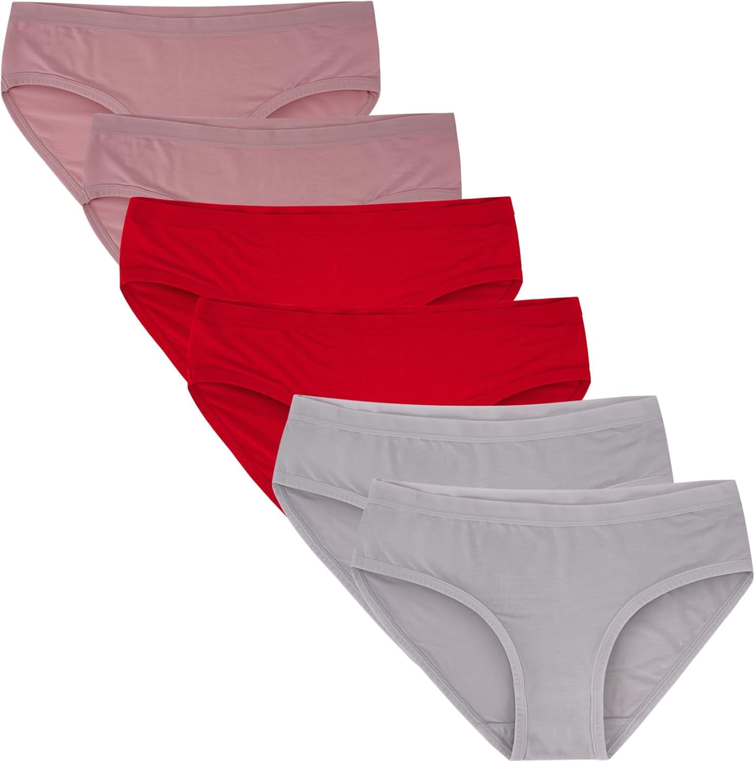 louryn koulyn Women's Bikini Underwear, Underwear Women Pack, Breathable Stretch Comfort Hipster, Multipacks-picture-31